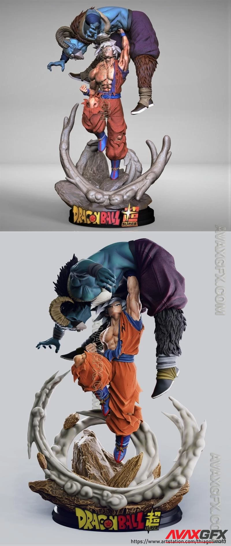 Goku vs Moro