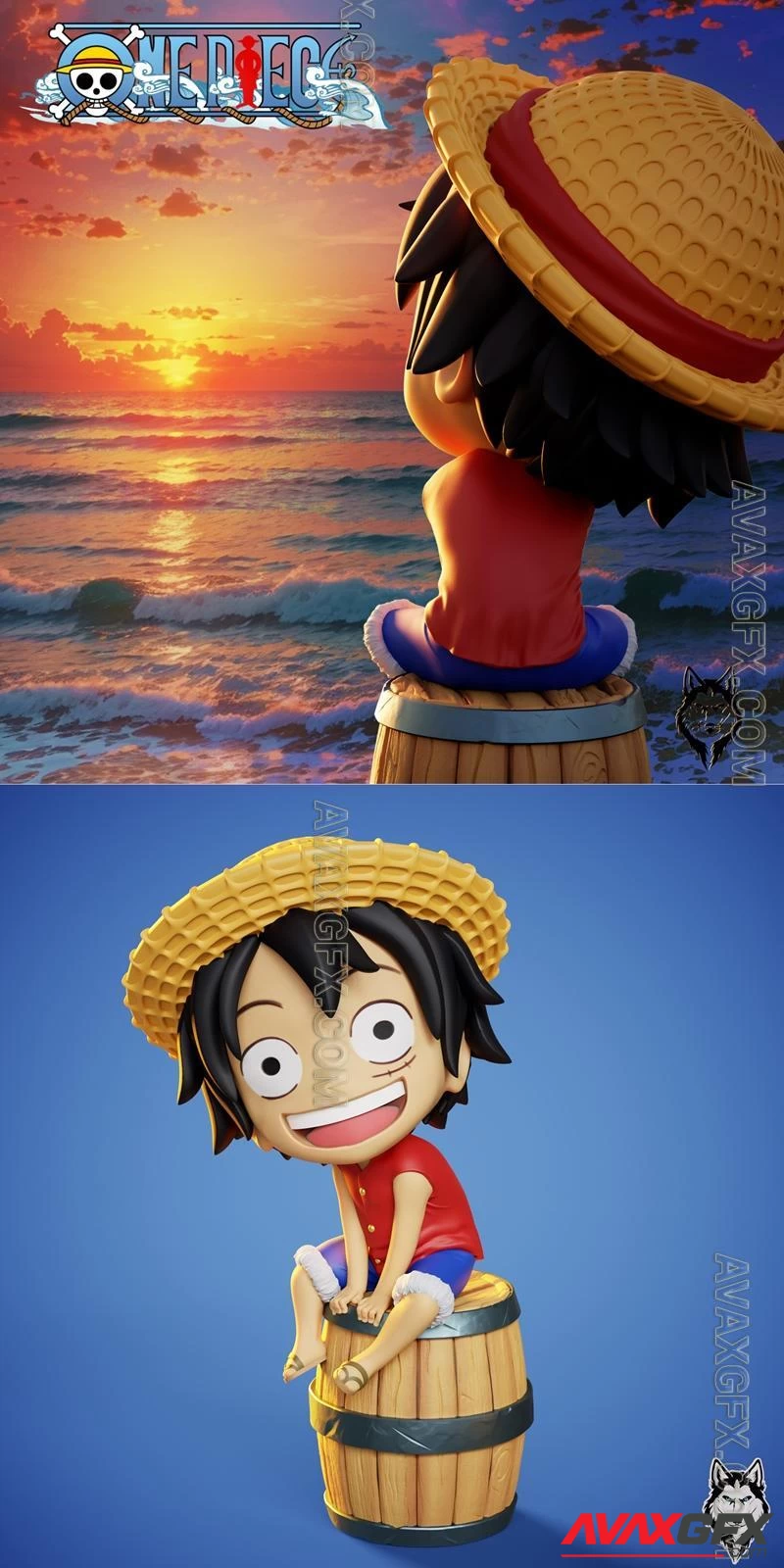 Messias - Luffy Chibi