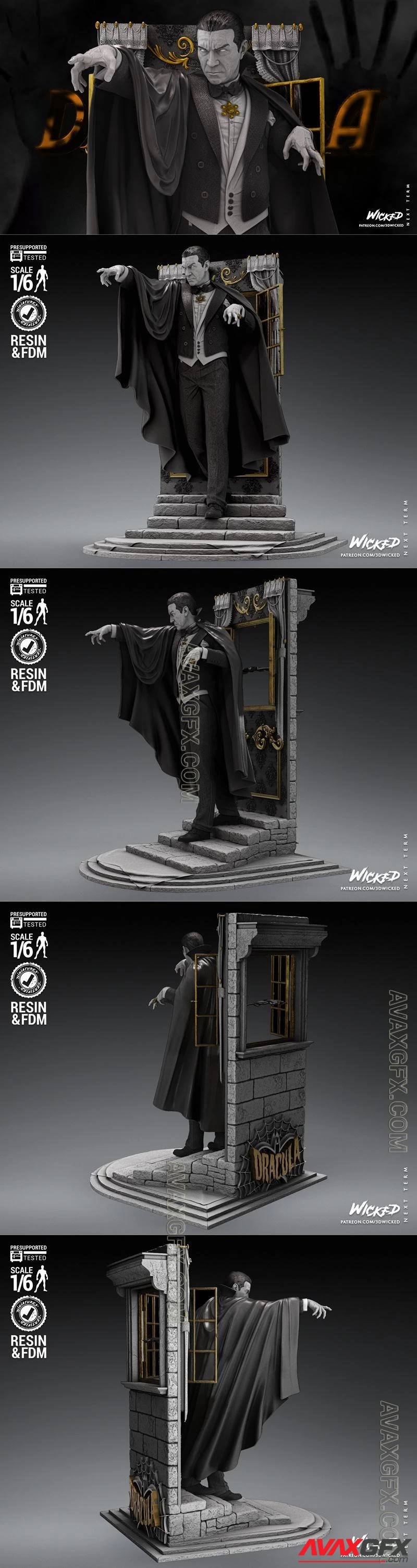 Wicked - Dracula Sculpture