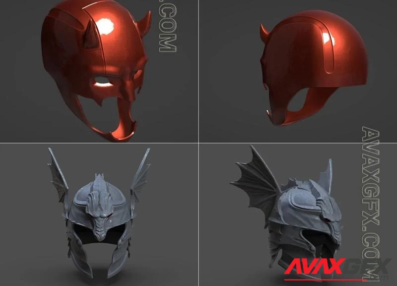 Nikko Industries - Daredevil Concept Mask and Daemon Targaryen Helmet