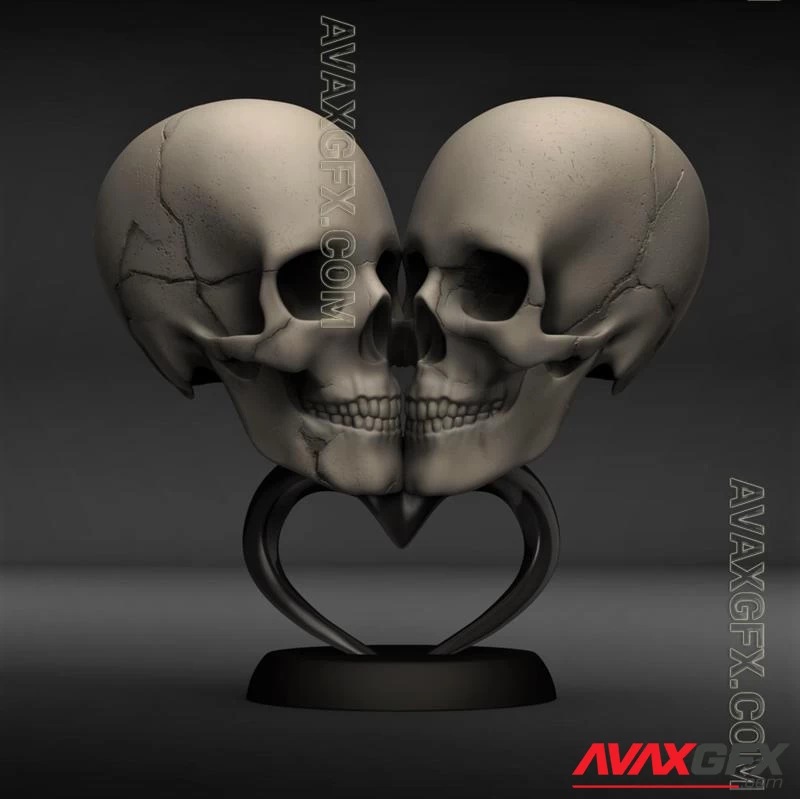 Love Death - Skull Decor