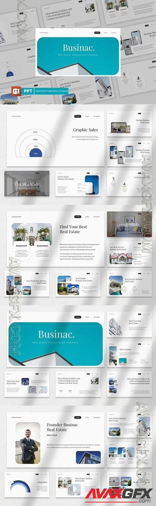 Businac - Real Estate Presentation template