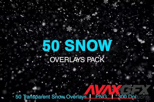 50 Snow Overlays Pack - 7VVQSPX