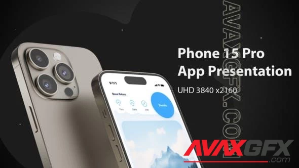 Phone 15 Pro App Presentation Mockup 48294247 Videohive