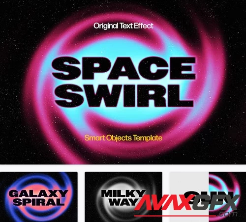 Galaxy Swirl Text Effect - 82732794