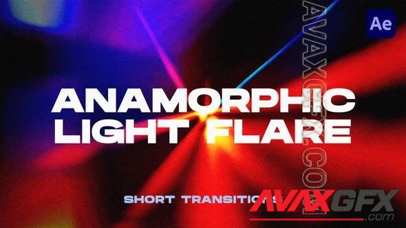 Anamorphic Light Flare Transitions | After Effects 48406265 Videohive