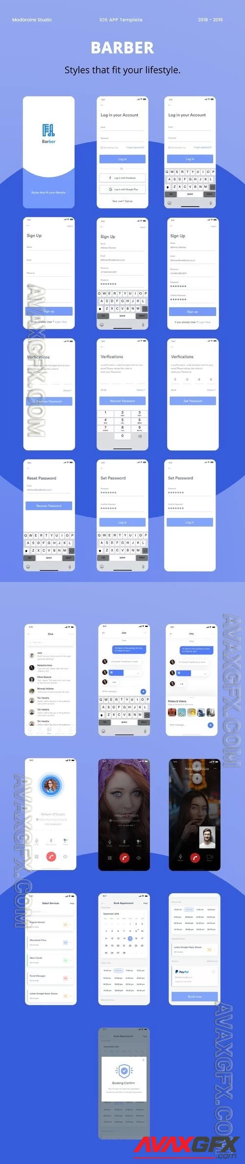 Barber App UI8