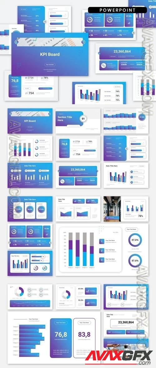 KPI Company Dashboard Business Powerpoint