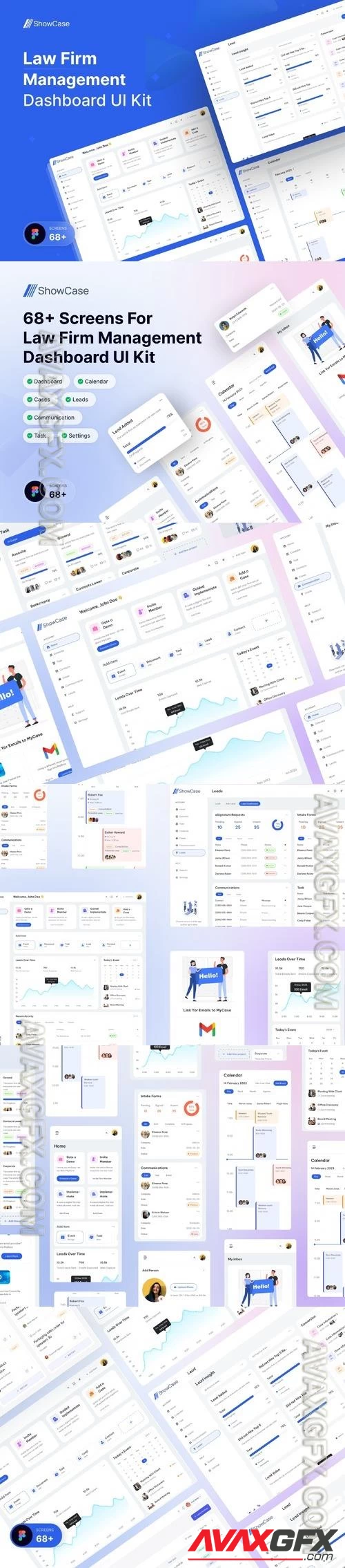 ShowCase - Law Firm Dashboard UI KIT UI8