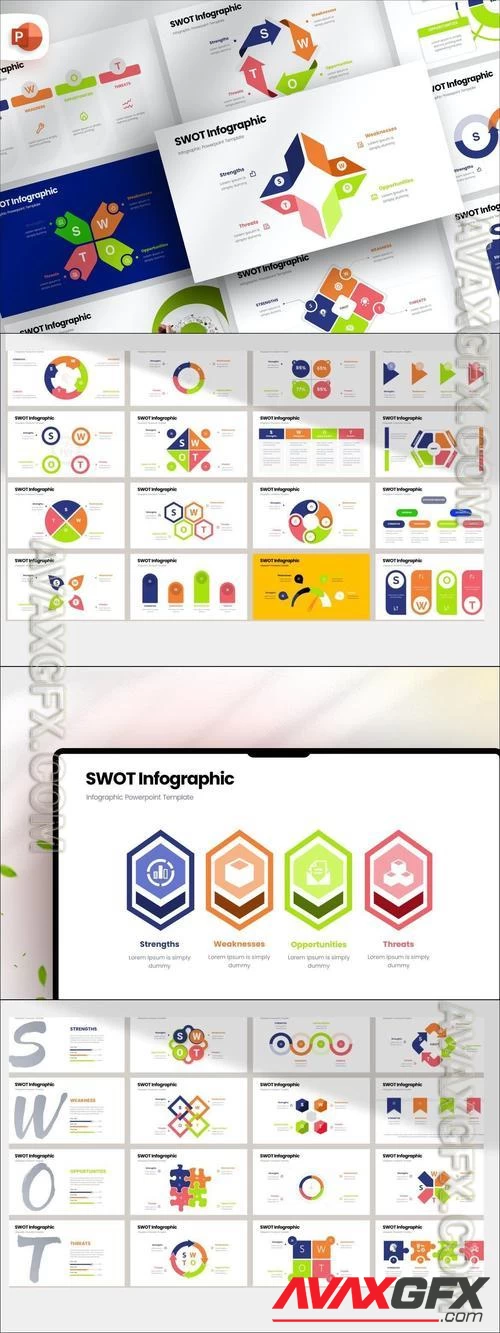 SWOT Infographic PowerPoint Template