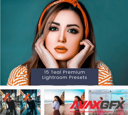 15 Teal Premium Lightroom Presets - 8T8AXR2