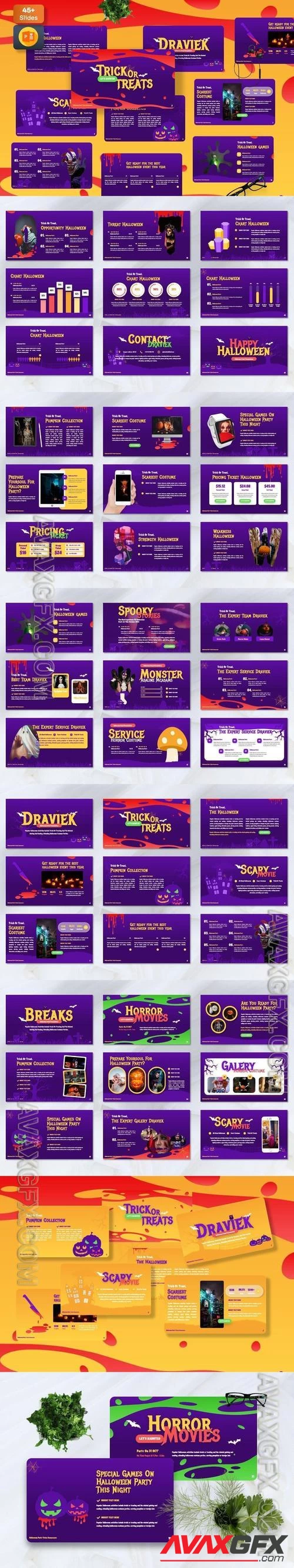Draviek - Halloween Party Powerpoint Template