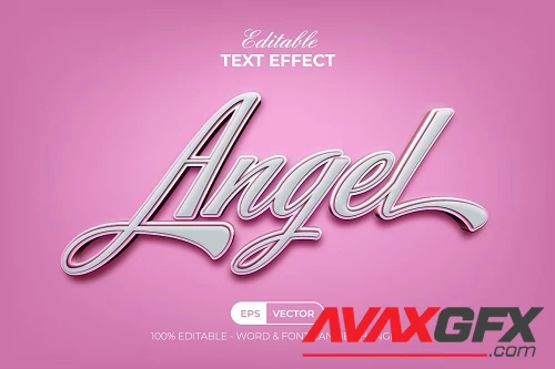 Angel Pink Text Effect Style - 58623757