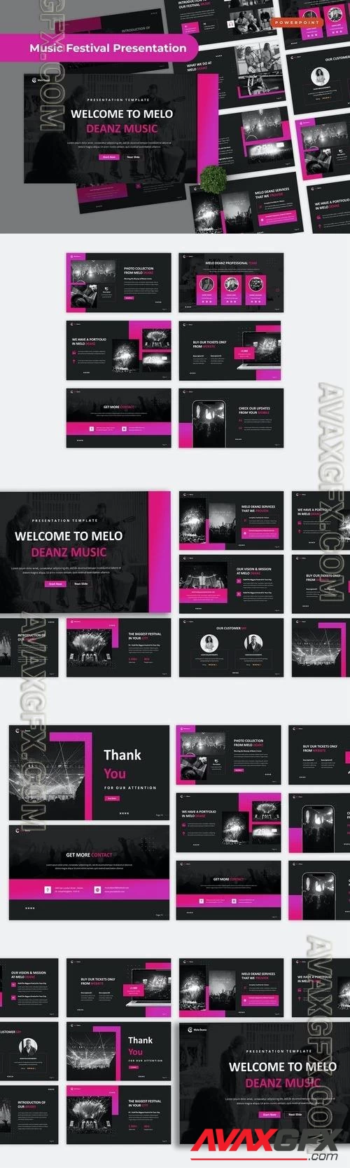 Music Festival Powerpoint Template
