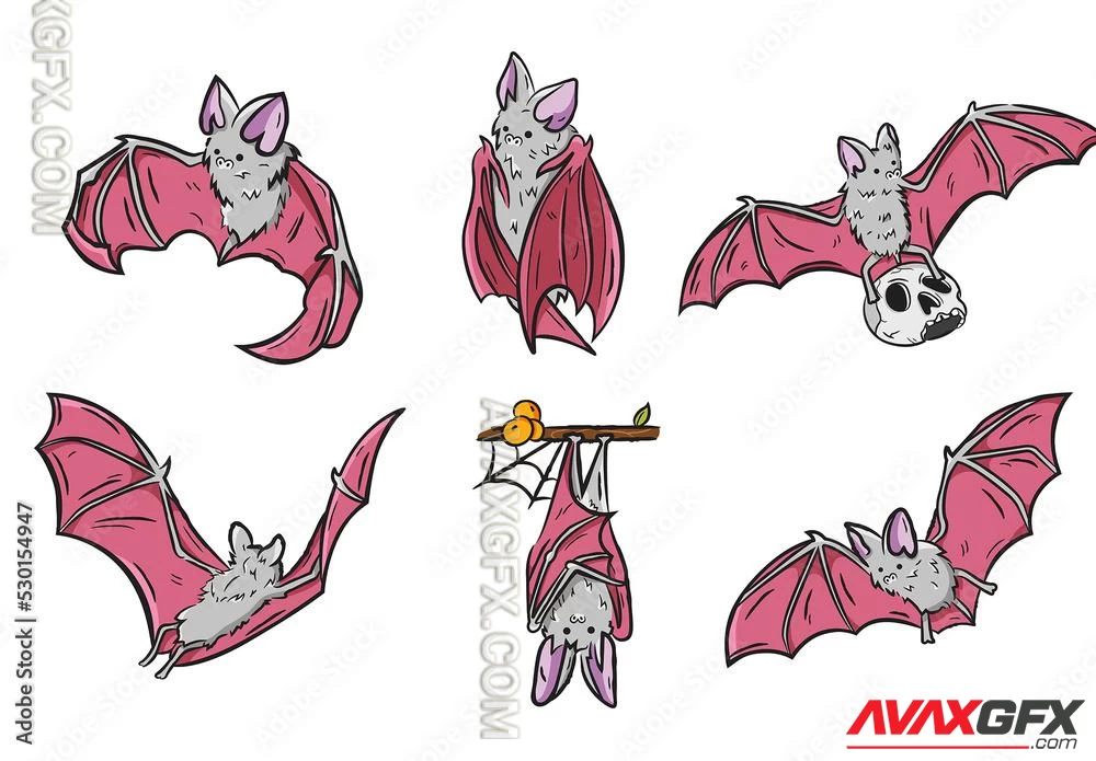 Vampire Bat Illustrations 530154947 Adobestock