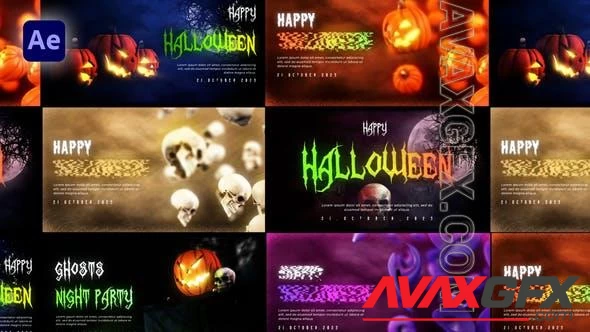 Halloween Spooky Greeting Pack 48513773 Videohive