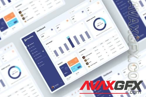 Health Dashboard Admin UI Kit 6AGRBBU