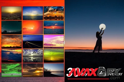 30 Evening Sky Photo Overlay - 68740360