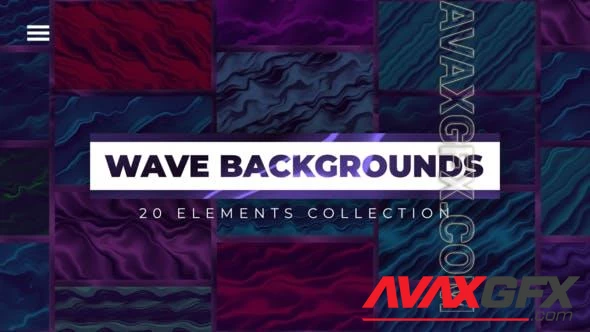 Wave Backgrounds 48414022 Videohive