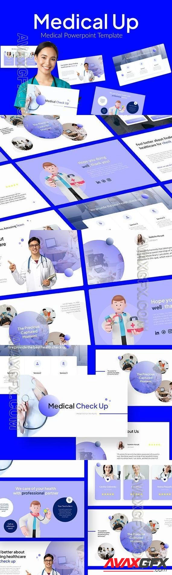 Medical Check Up Powerpoint Template