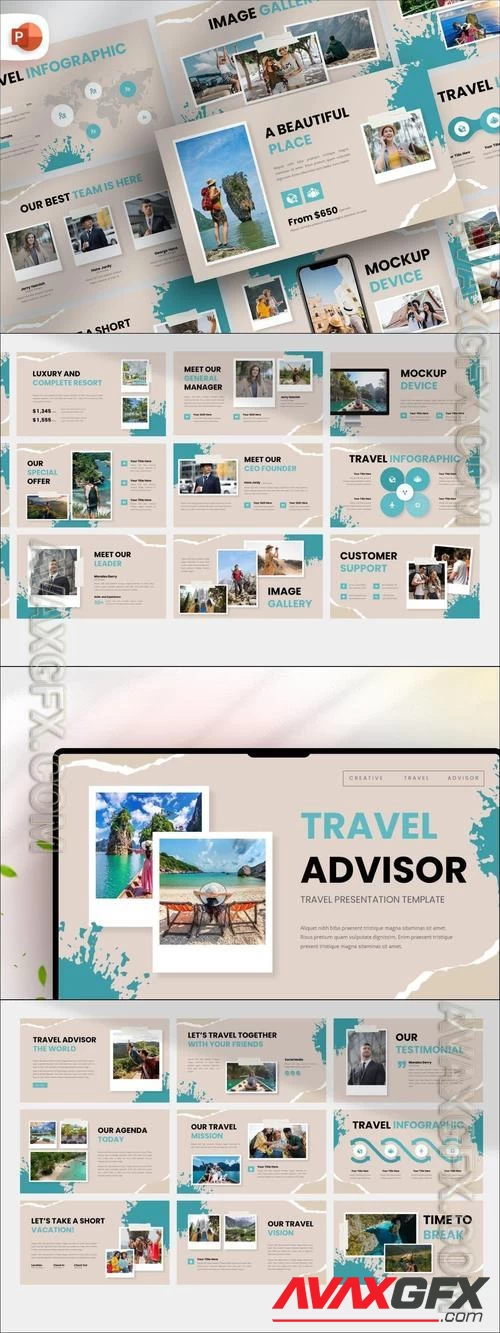 Travel Advisor PowerPoint Template