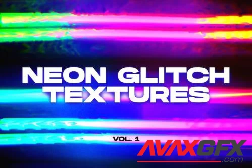 Neon Glitch Textures VOL. 1 - KPN8HGB