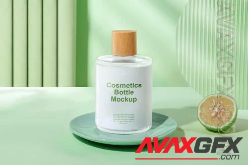 Cosmetic Bottles Mockup