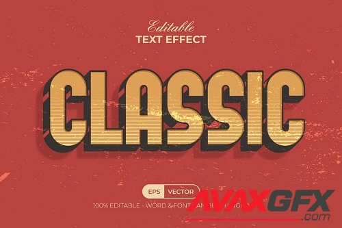 Classic Text Effect Style - 42310268