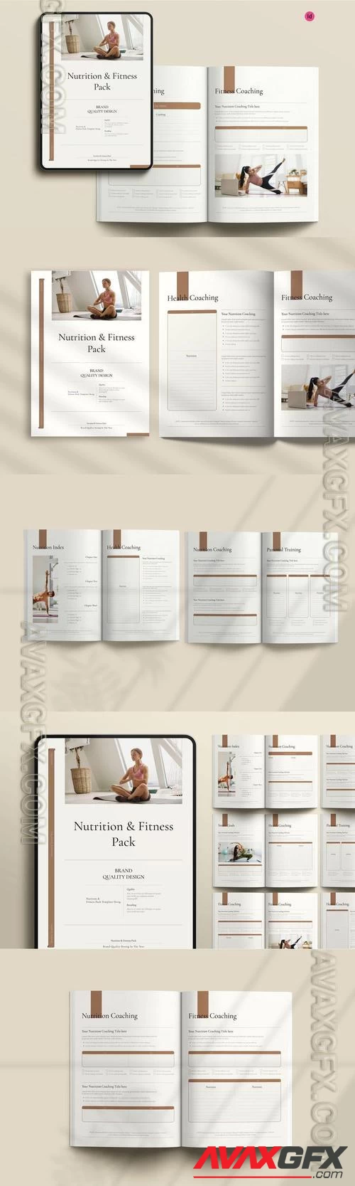 Nutrition and Fitness Pack Template