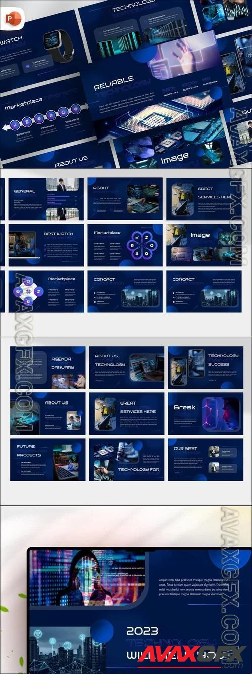 Future Technology PowerPoint Template Download PowerPoint Presentations ...