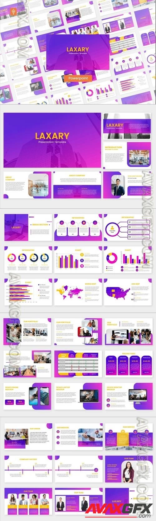 Laxary Powerpoint Template