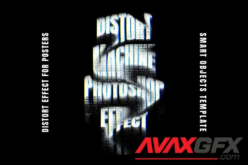 Distortion Poster Text Effect - 42301237