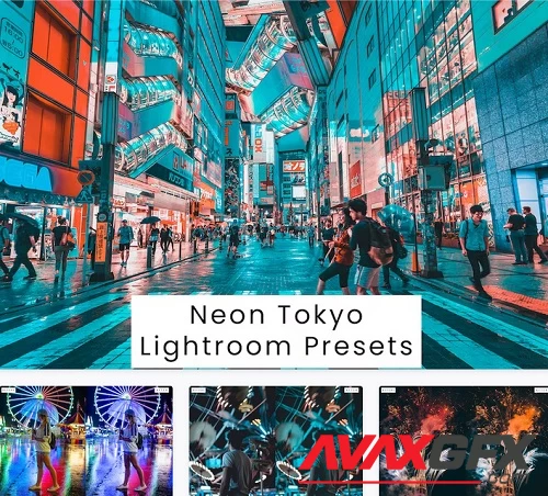 Neon Tokyo Lightroom Presets - PRA43U4