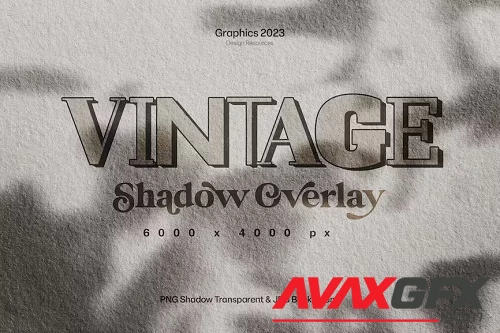 Vintage Shadow Overlay - SH53WFQ