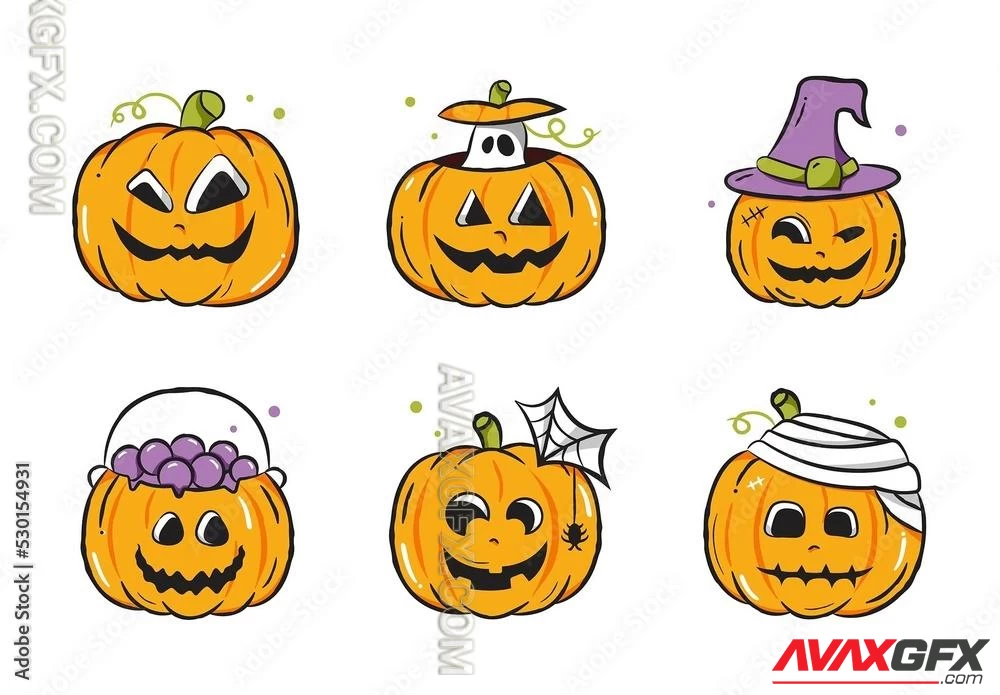 Halloween Pumpkin Jack O Lantern Pumpkin 530154931 Adobestock