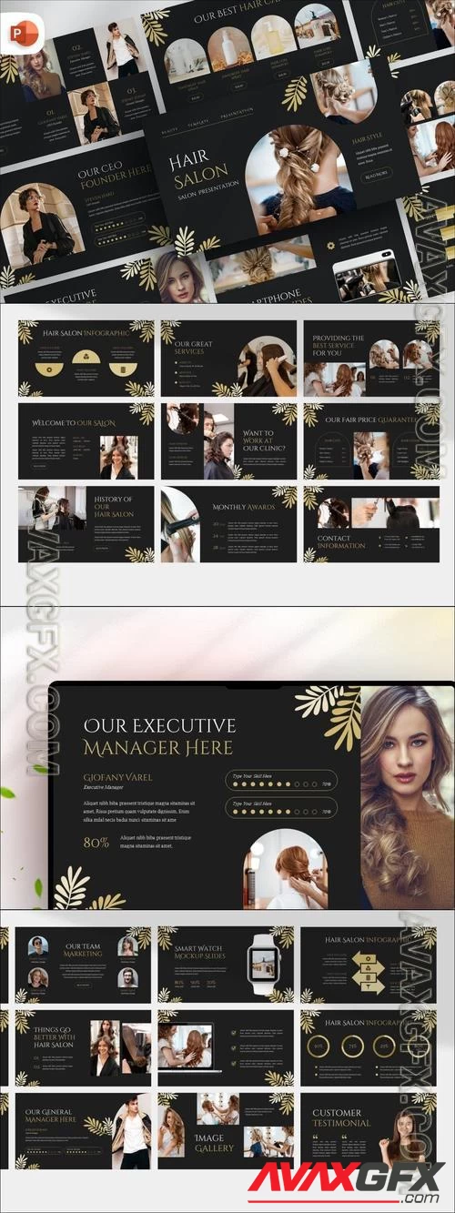 Hair Salon PowerPoint Template