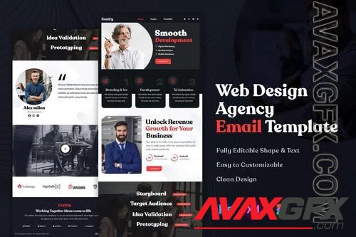 Web Design Agency Email Template EANK5MG