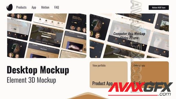 Web Screen Desktop Promo 48450458 Videohive