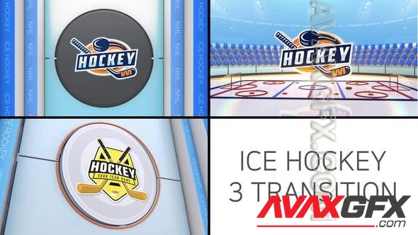 Ice Hockey Logo Transition 48286573 Videohive