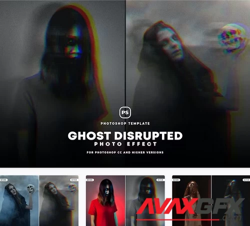 Ghost Disrupted Glitch Effect - G7LUT8N