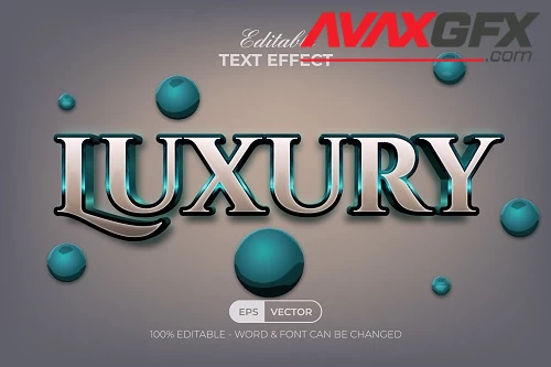 Luxury Text Effect Shiny Style - 58620900