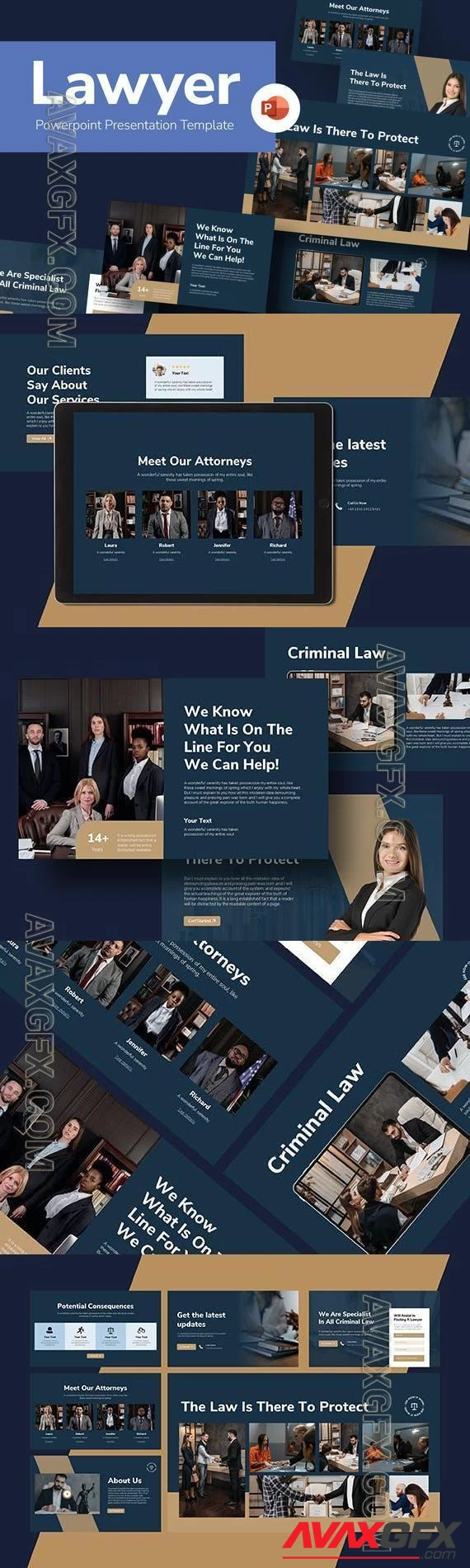 Lawyer Powerpoint Template