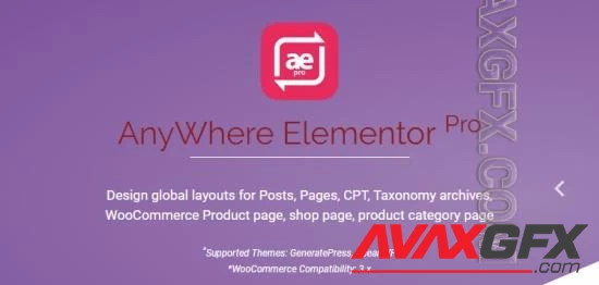 AnyWhere Elementor Pro v2.26.1 - Global Post Layouts NULLED