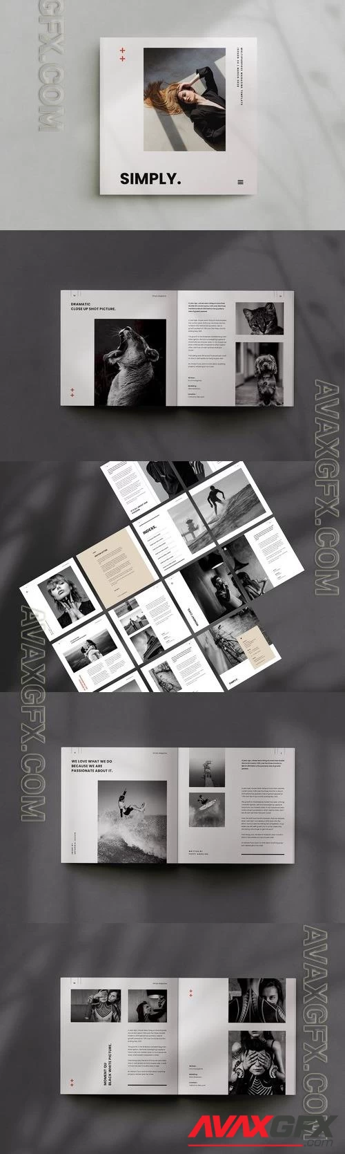 Simply Magazine Template