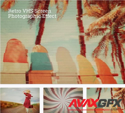 Retro VHS Screen Photographic Effect - PQ3249F