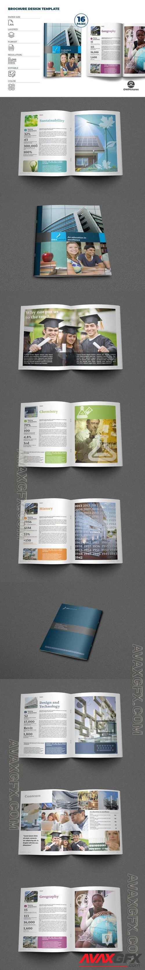 Education Brochure Template JXG35AH