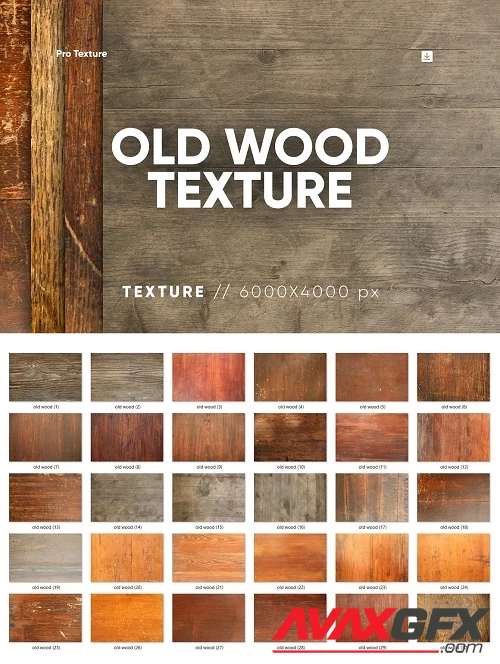 30 Old Wood Texture HQ - 35804583