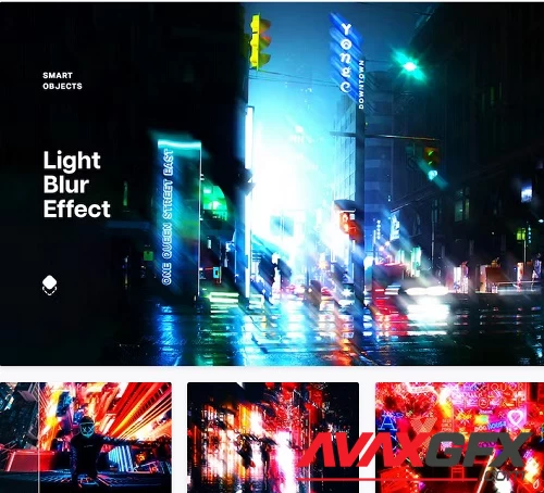 Light Blur Photo Effect - 42308978