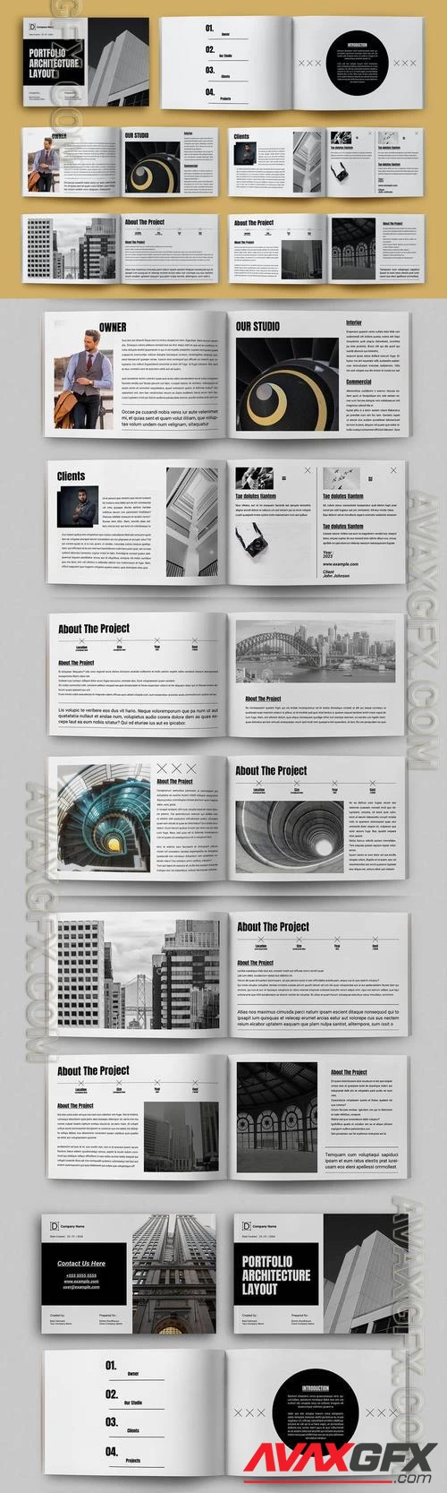 Architecture Portfolio Magazine Design