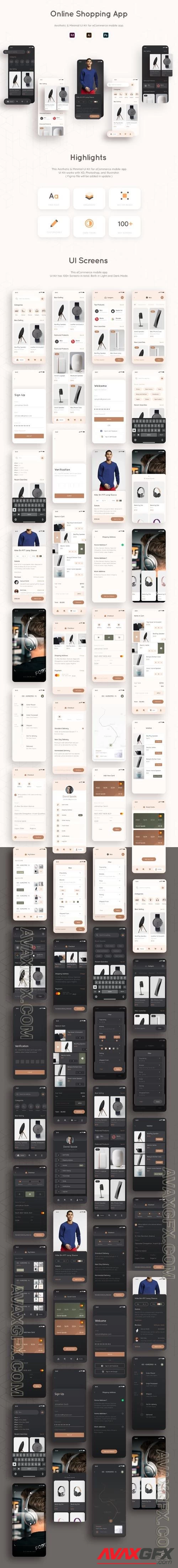 Online Shopping App UI8